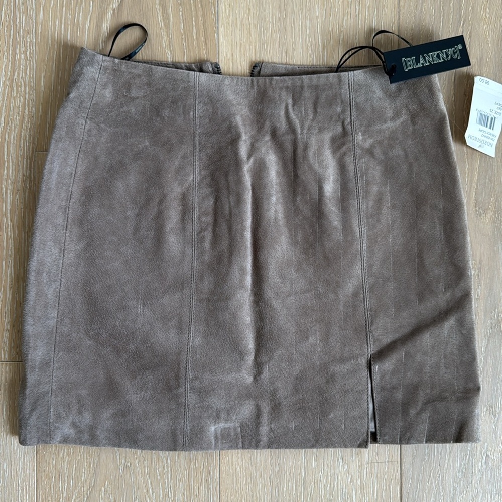 BlankNYC Suede Mini Skirt NWT